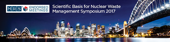 MRS2017 - Scientific Basis for Nuclear Waste Management Symposium 2017